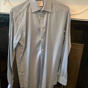 NEVER WORN - Charles Tyrwhitt extra slim fit Cambridge Weave Shirt in Ocean Blue